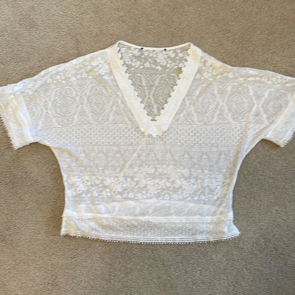 White House Black Market Women’s Sheer Top